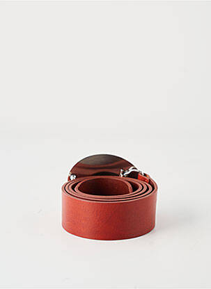 Ceinture tissage simili-cuir marron ETERN'ELLE femme