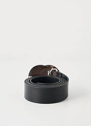 Ceinture tissage simili-cuir noir ETERN'ELLE femme