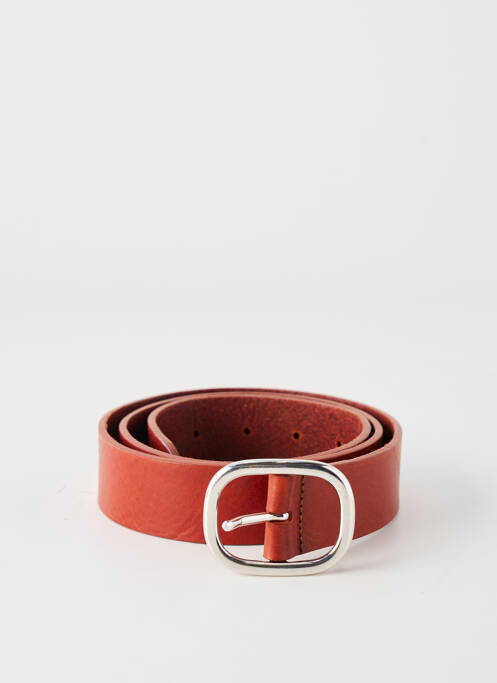 Ceinture tissage simili-cuir marron ETERN'ELLE femme