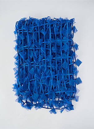 Foulard coutures renforcées bleu ETERN'ELLE femme