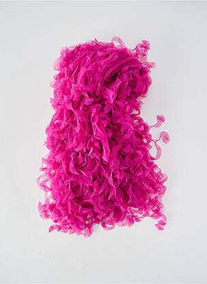 Foulard coutures renforcées rose ETERN'ELLE femme