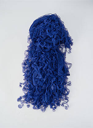 Foulard coutures renforcées bleu ETERN'ELLE femme