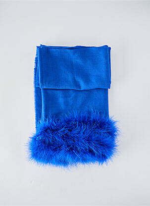 Echarpe maille fine bleu ETERN'ELLE femme