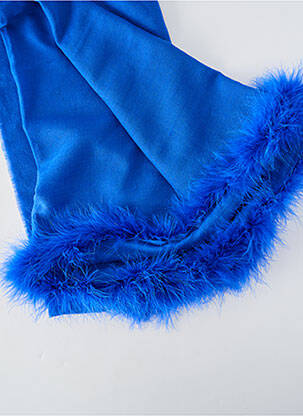 Echarpe maille fine bleu ETERN'ELLE femme