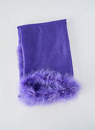 Echarpe maille fine violet ETERN'ELLE femme