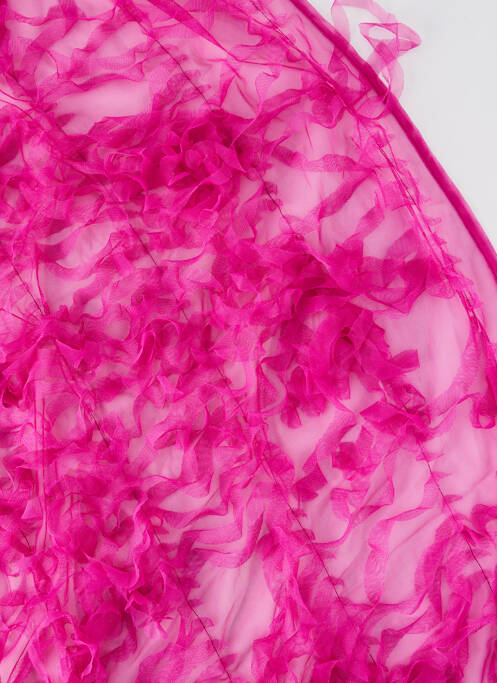 Foulard coutures renforcées rose ETERN'ELLE femme
