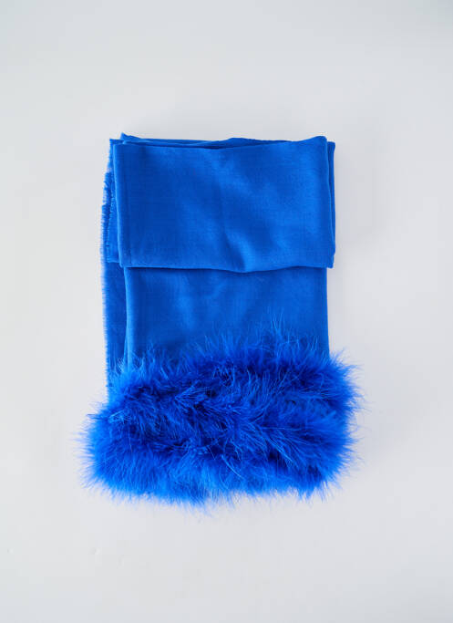 Echarpe maille fine bleu ETERN'ELLE femme