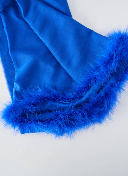 Echarpe maille fine bleu ETERN'ELLE femme