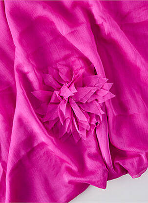 Foulard effet matière satinée violet ETERN'ELLE femme