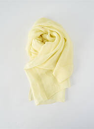 Foulard effet matière satinée jaune MALFROY femme