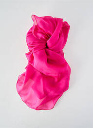 Foulard effet matière satinée rose LA FABRIQUE D'ÉCHARPE femme