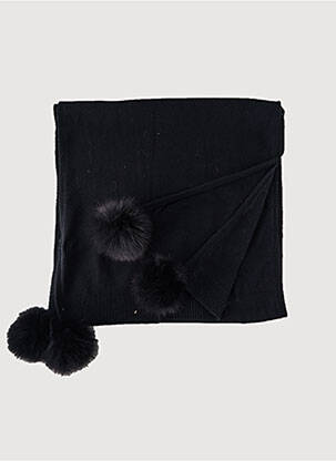 Echarpe stretch noir LEA CLEMENT femme