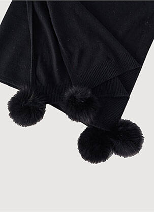 Echarpe stretch noir LEA CLEMENT femme