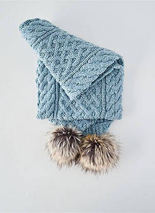 Echarpe stretch bleu ARAN CRAFTS femme