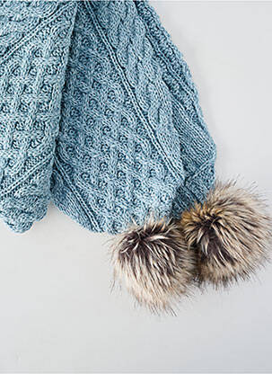 Echarpe stretch bleu ARAN CRAFTS femme