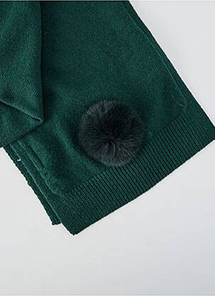 Echarpe stretch vert LEA CLEMENT femme