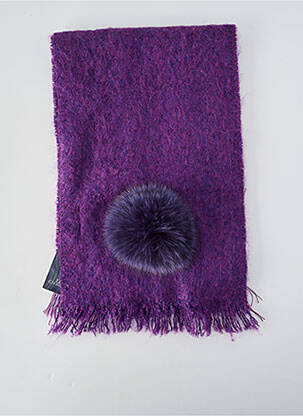 Echarpe stretch violet LEA CLEMENT femme