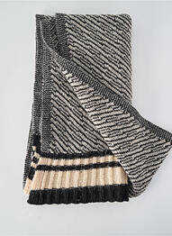 Echarpe stretch noir DEVERNOIS femme
