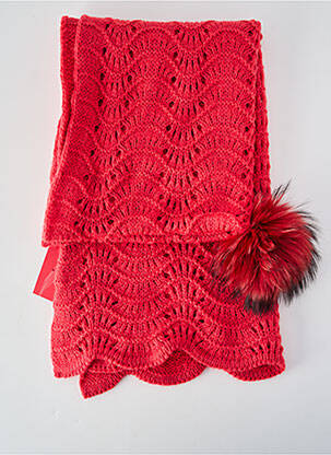 Echarpe stretch rouge LEA CLEMENT femme