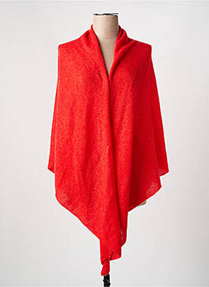 Poncho  rouge ESTHEME femme