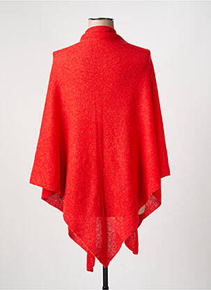 Poncho  rouge ESTHEME femme