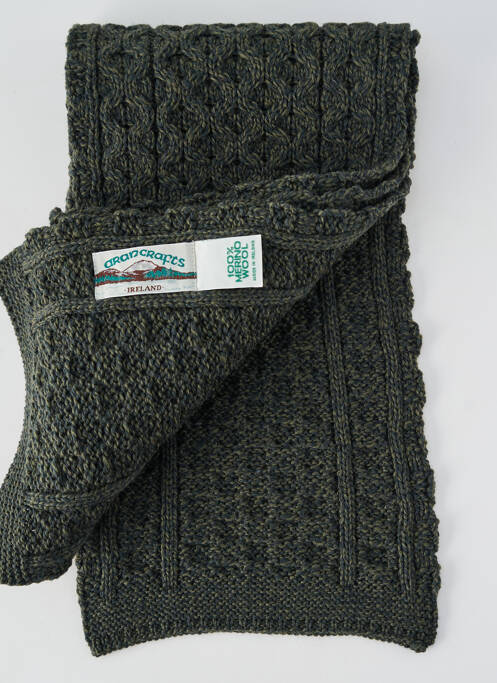 Echarpe stretch vert ARAN CRAFTS femme