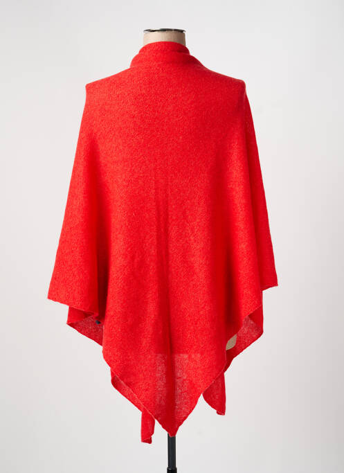 Poncho  rouge ESTHEME femme