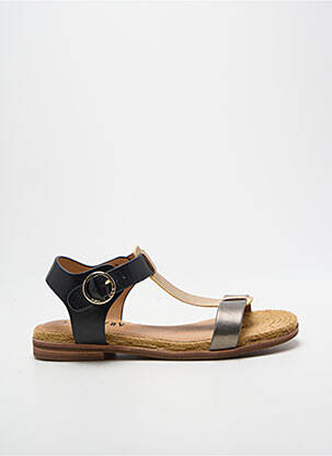 Sandales/nu pieds chiquet talon plat jusqu'à 3cm noir ARMISTICE femme