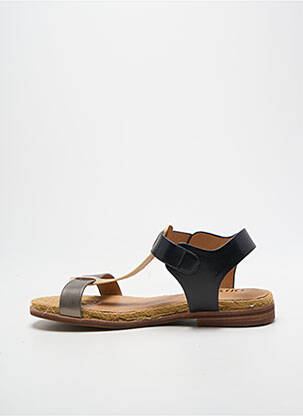 Sandales/nu pieds chiquet talon plat jusqu'à 3cm noir ARMISTICE femme