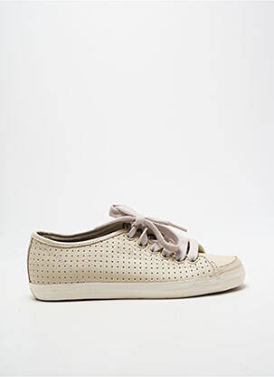 Baskets semelle amovible talon plat jusqu'à 3cm beige CAMPER femme