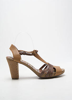 Sandales/nu pieds talon bottier talon de 7 à 9cm marron CAMPER femme