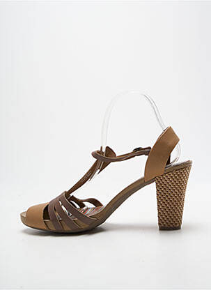 Sandales/nu pieds talon bottier talon de 7 à 9cm marron CAMPER femme