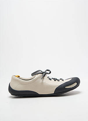 Baskets bout rond talon plat jusqu'à 3cm beige CAMPER femme