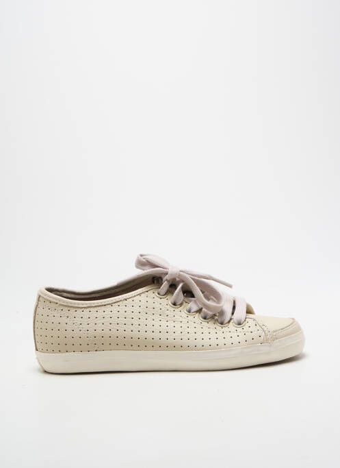 Baskets semelle amovible talon plat jusqu'à 3cm beige CAMPER femme
