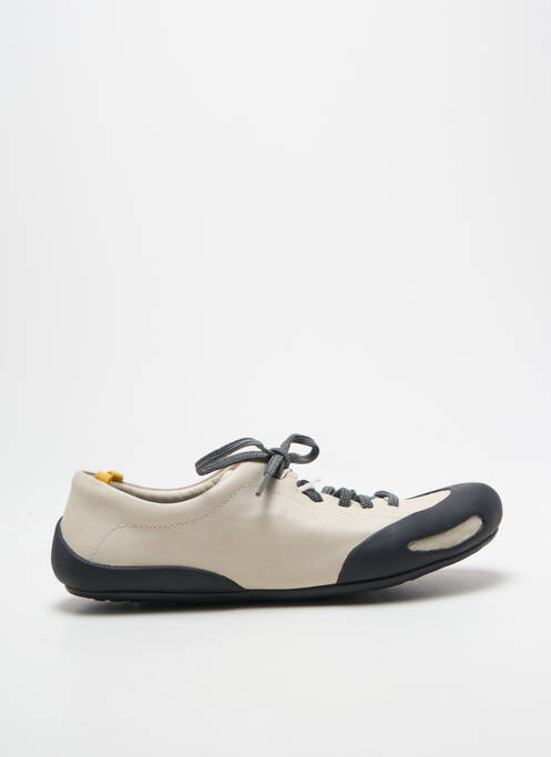Baskets bout rond talon plat jusqu'à 3cm beige CAMPER femme