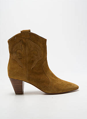 Bottines/boots bout pointu talon de 7 à 9cm marron BA&SH femme