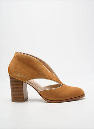 Escarpins talon bottier talon de 7 à 9cm marron MELLOW YELLOW femme