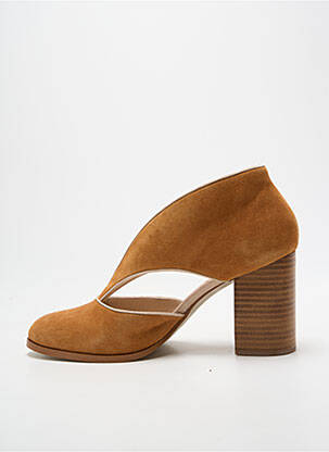Escarpins talon bottier talon de 7 à 9cm marron MELLOW YELLOW femme