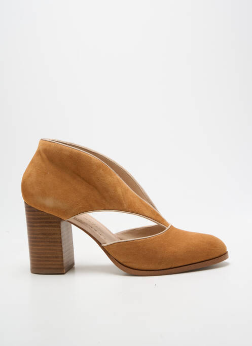 Escarpins talon bottier talon de 7 à 9cm marron MELLOW YELLOW femme