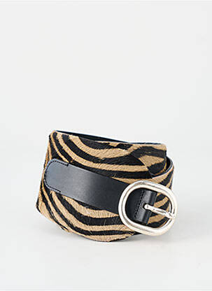 Ceinture coutures renforcées noir SEVENTY femme