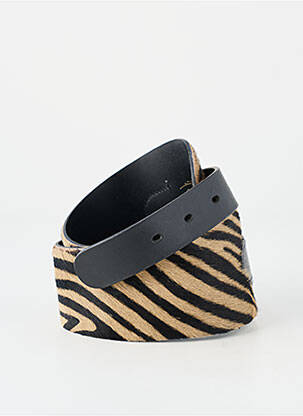 Ceinture coutures renforcées noir SEVENTY femme