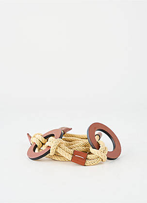 Ceinture effet matière satinée beige LIVIANA CONTI femme