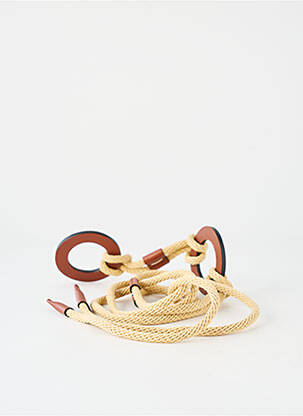 Ceinture effet matière satinée beige LIVIANA CONTI femme