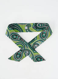 Noeud papillon broderie vert MAISON F homme