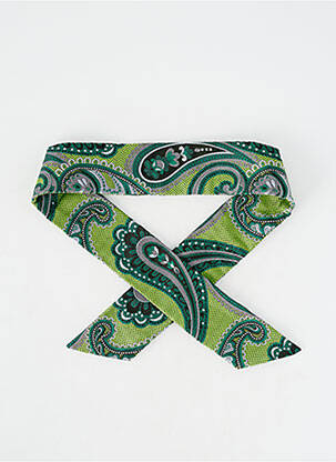 Noeud papillon broderie vert MAISON F homme