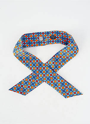 Noeud papillon tissage satiné bleu MAISON F homme