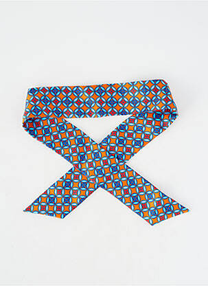 Noeud papillon tissage satiné bleu MAISON F homme