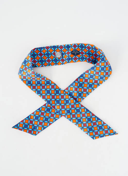 Noeud papillon tissage satiné bleu MAISON F homme