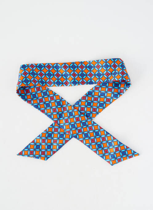 Noeud papillon tissage satiné bleu MAISON F homme