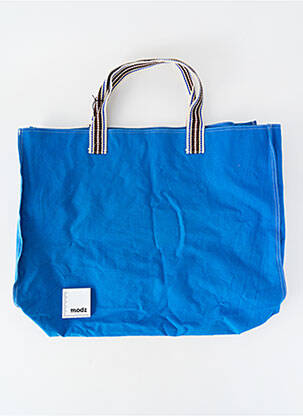Sac doublure textile forme rectangulaire bleu STORIATIPIC femme